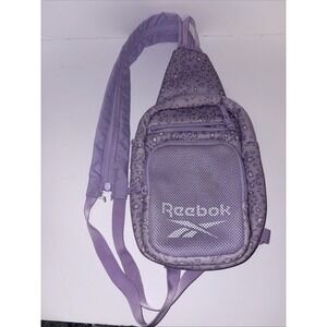 REEBOK SLING BAG PURPLE PRINT DESIGN